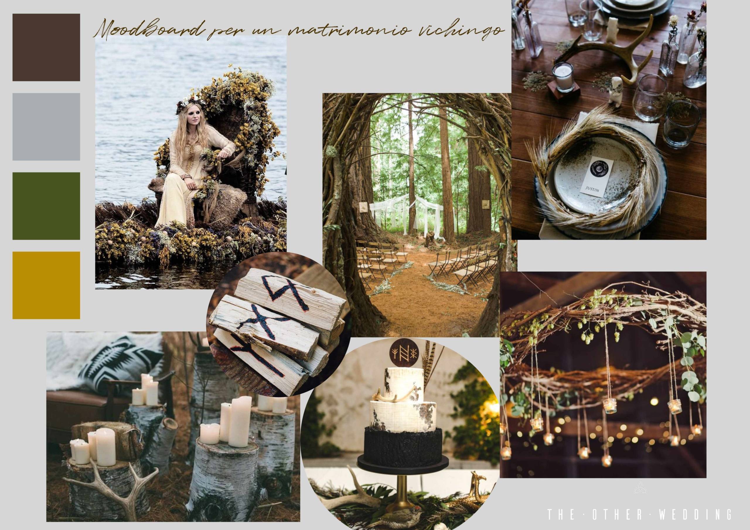 The Other Wedding_Moodboard per un matrimonio vichingo